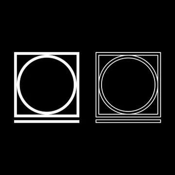 Drum drying in machine easy mode Clothes care symbols Washing concept Laundry Stock Illustration