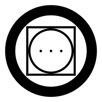 Drum drying in machine high temperature mode Clothes care symbols Washing con Stock Illustration