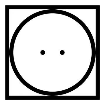 Drum drying in machine usually mode Clothes care symbols Washing concept Laun Stock Illustration