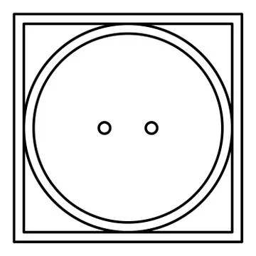 Drum drying in machine usually mode Clothes care symbols Washing concept Laun Stock Illustration