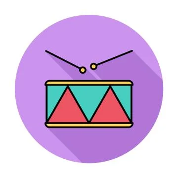 Drum icon Stock Illustration