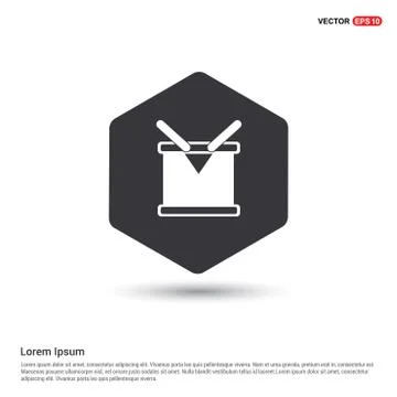 Drum Icon Illustrazione stock