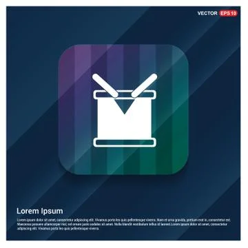 Drum Icon Stock Illustration