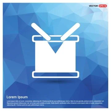 Drum Icon Illustrazione stock