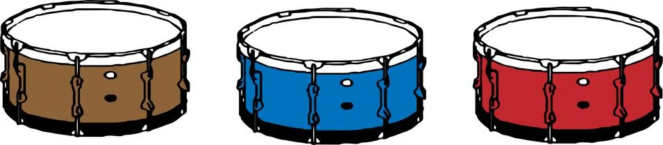 Drum icon isolated on background Stock Illustration