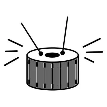 Drum icon vector illustration design Stock Illustration