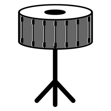 Drum icon vector illustration design Stock Illustration