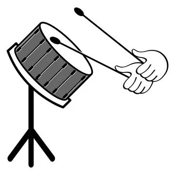 Drum icon vector illustration design Stock Illustration