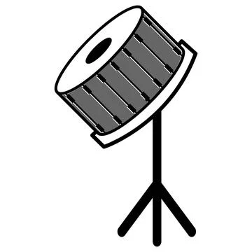 Drum icon vector illustration design Stock Illustration