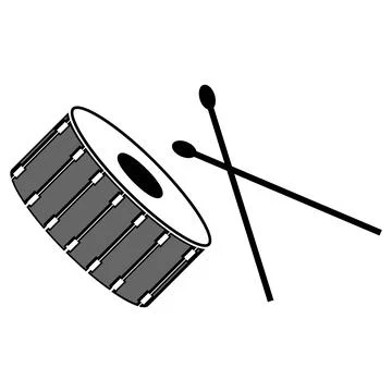 Drum icon vector illustration design Stock Illustration