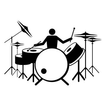 Drum icon vector illustration design Stock Illustration