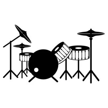 Drum icon vector illustration design Illustrazione stock