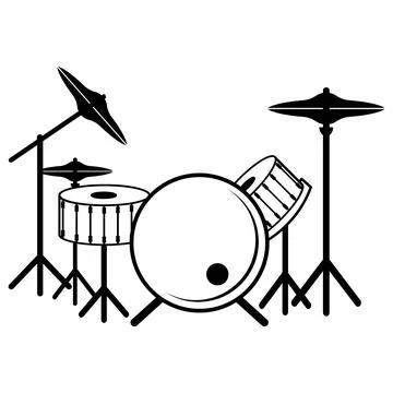 Drum icon vector illustration design Stock Illustration