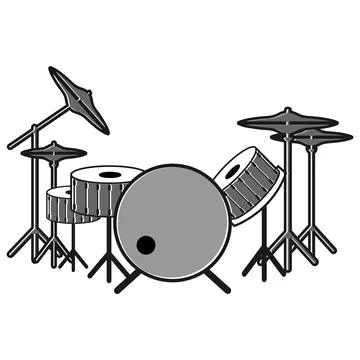 Drum icon vector illustration design Stock Illustration