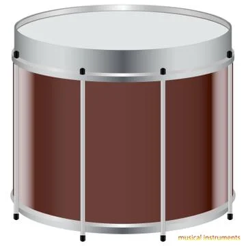 The drum Stock Illustration