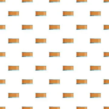 Drum instrument repeating pattern for music background Illustrazione stock