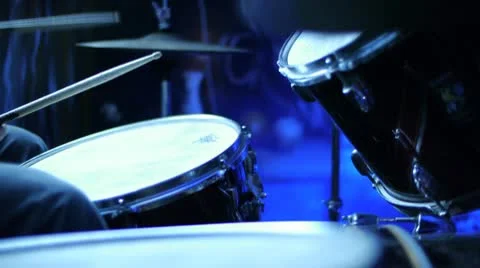 Drum Kit 01 Stock Footage