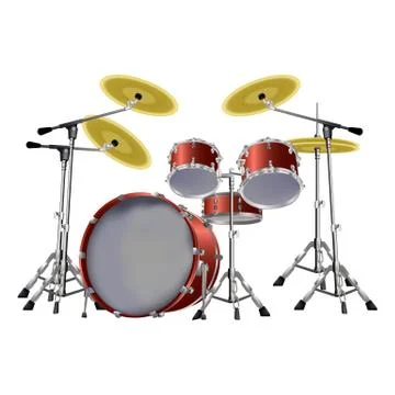 Drum kit Stock Illustration