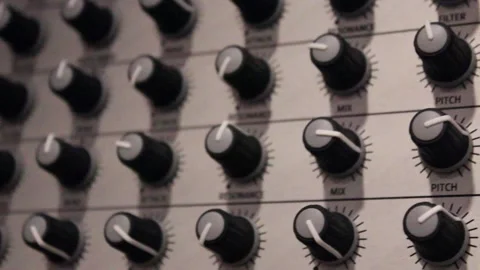 Drum Machine Knobs 스톡 동영상 237645853