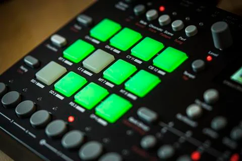 Drum Machine Pads Stock Photos