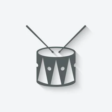Drum music icon Stock-Illustration