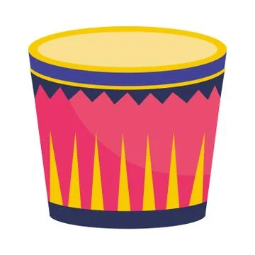 Drum musical instruments Stock Illustration