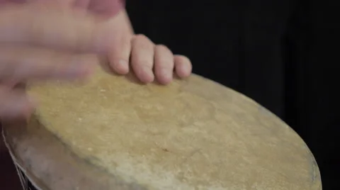 Drum. Musician. Playing on a drum. Stock Footage 40597793