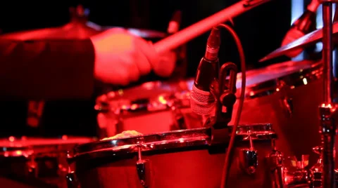 Drum Performance. Stock Footage 38061189