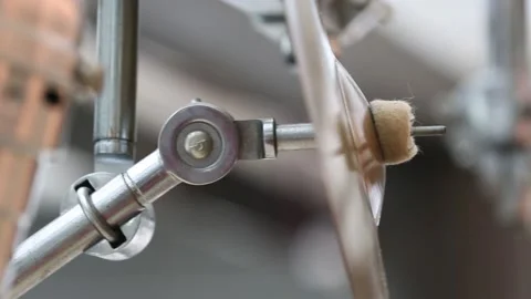 Drum plate in the ceil Stock Footage 131988810