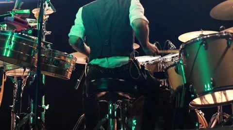 DRUM PLAYER Stock Footage 41681464