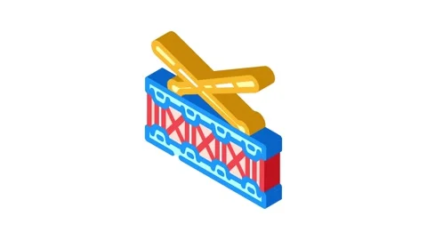 Drum retro music isometric icon animation Stock Footage 327291328