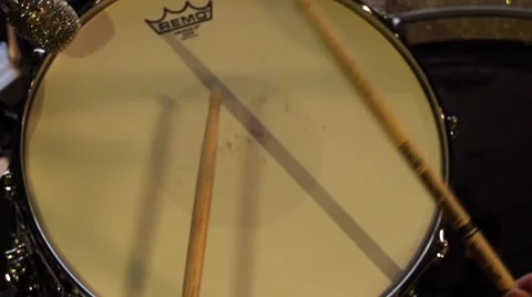 Drum Roll SloMo Stock Footage 46340003