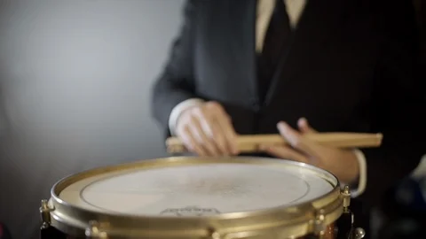 Drum Roll in Slow Motion Stock Footage 112206266