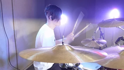 Drum sesion 動画素材 102349154