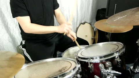 Drum set Stock Footage 194367954