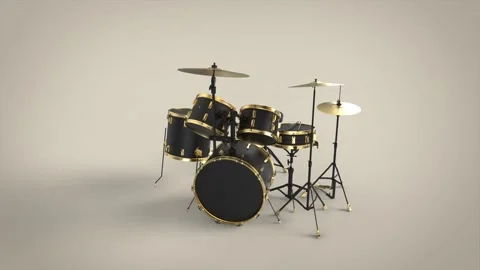 Drum set Stock Footage 244639928