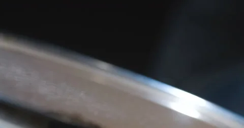 The drum stick hits it with force Video stock 145921748