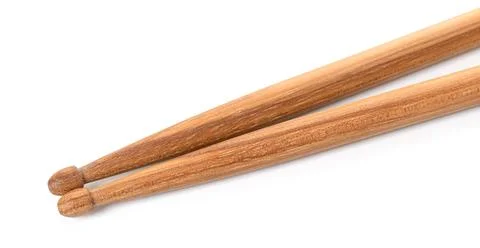 Drum stick isolated Stock Photos
