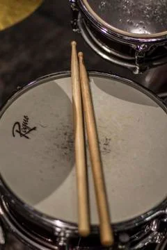 Drum Sticks Resting Stock Photos
