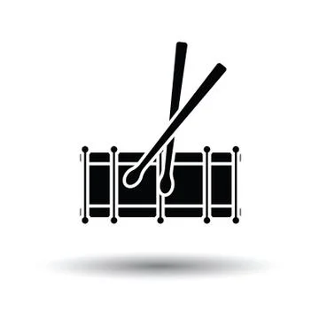 Drum toy ico Stock Illustration