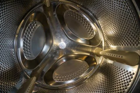 Drum of washing machine Stock Photos
