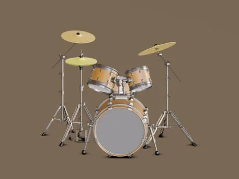 Drumkit Stock Illustration