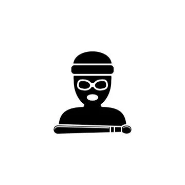 Drummer Avatar Flat Vector Icon Stock Illustration