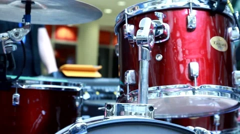 The Drummer Drums. Stock Footage 58289075