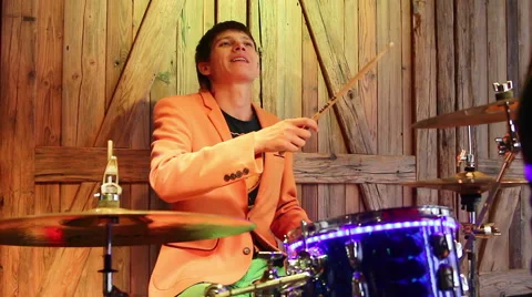 Drummer Stock Footage 40450896