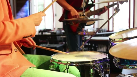 Drummer Stock Footage 40450921