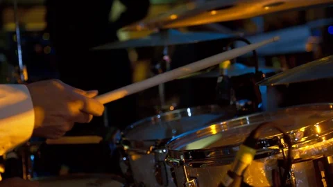 Drummer Stock Footage 129617624