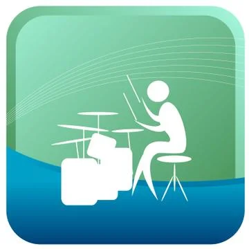 Drummer Stock Illustration