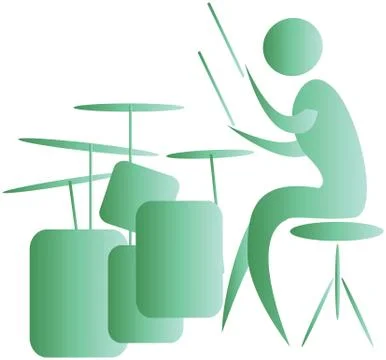 Drummer Illustrazione stock