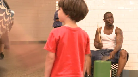 Drummer in New York Video stock 39614311